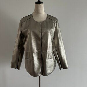 Rino & Pelle Pewter Top New, size 42